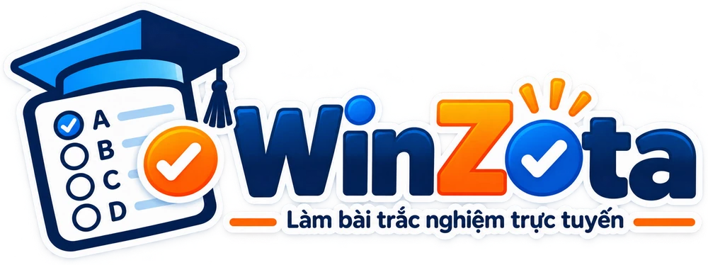 WinZota — Làm bài trắc nghiệm trực tuyến